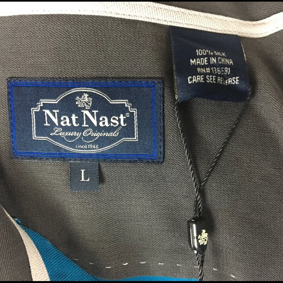 Teal Striped Men's Shirt - Picture 6 of 7